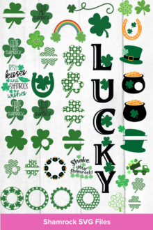 Free Saint Patrick's Day Shamrock SVG Downloads