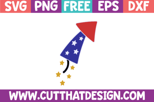 Free Firework SVG Cut Files 4th July