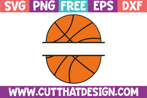 SVG Cut Files Basketball