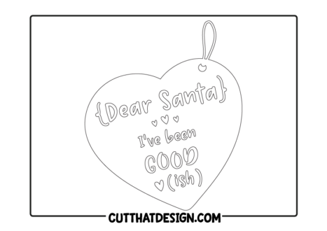 Santa Themed Colouring Sheets free