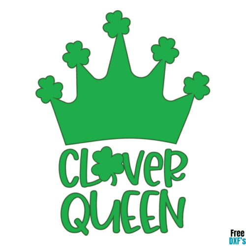 Free Clover Queen DXF