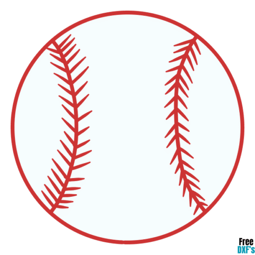 Free Baseball Design 2 DXF
