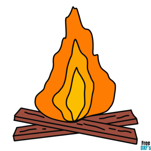 Free Campfire DXF