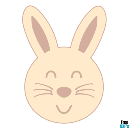 Free Bunny Head DXF