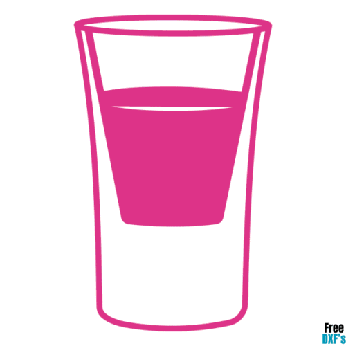 Free Shot Glass DXF