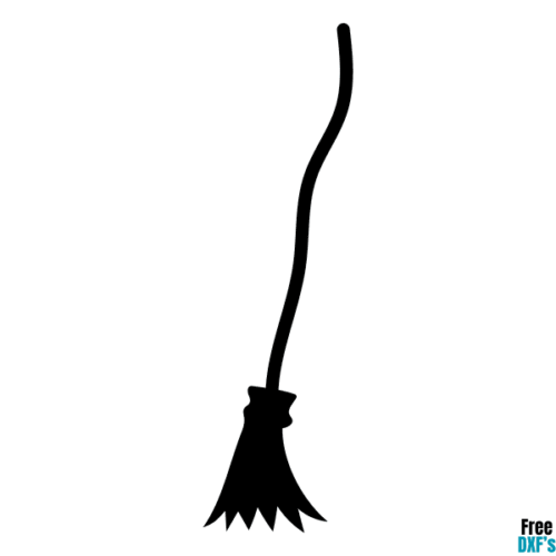 Free Witches Broom Design 2 DXF
