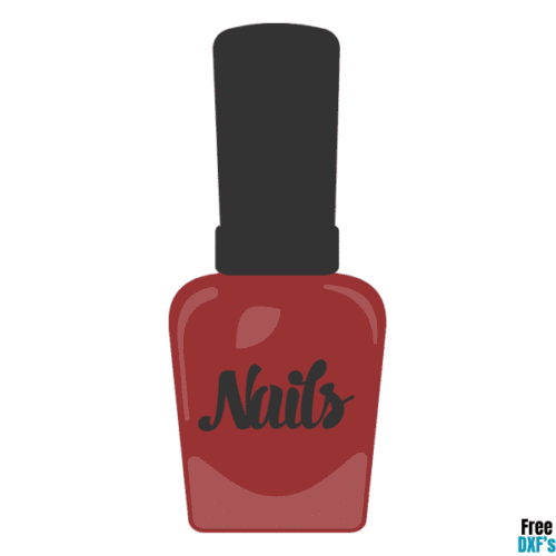 Free Nail Polish DXF