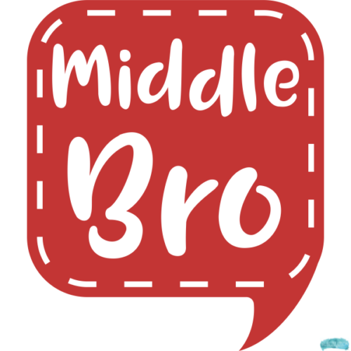 Free Middle Bro Speech Bubble Design Sublimation PNG