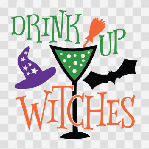 Free Drink up Witches Clipart