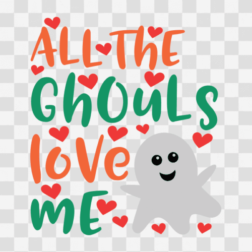 Free All the Ghouls Love me Clipart
