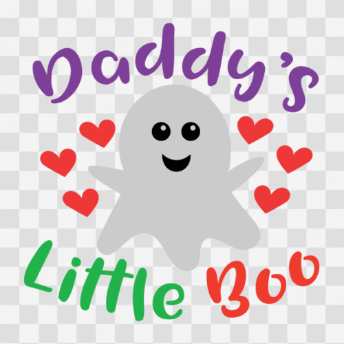 Free Daddy's little boo Clipart