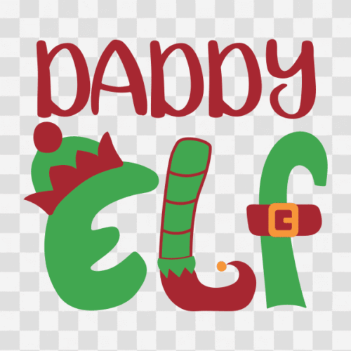 Free Daddy Elf Clipart
