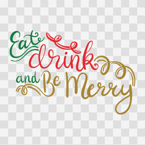 Free Eat, Drink and Be Merry Clipart