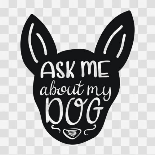 Free Ask me about my Dog Clipart
