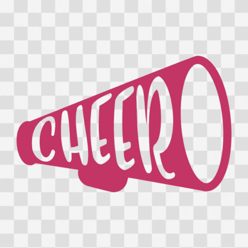 Free Cheer Megaphone Design Clipart