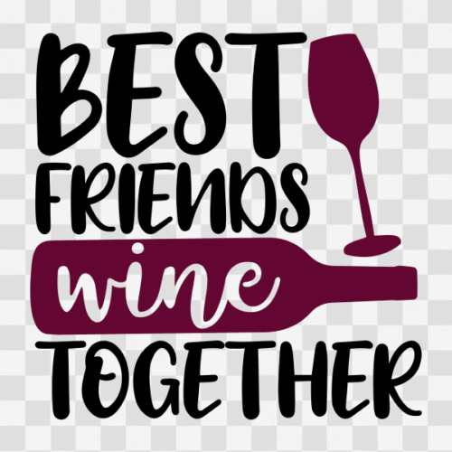 Free Best Friends Wine Together Clipart