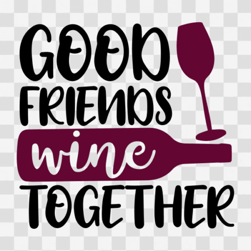Free Good Friends Wine Together Clipart