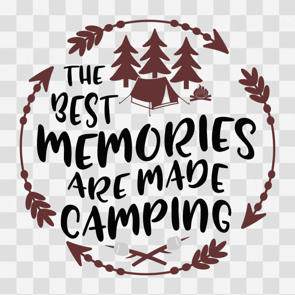 Free The Best Memories are made Camping Clipart