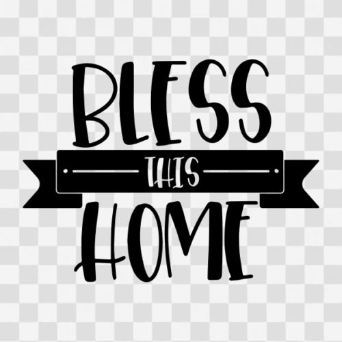 Free Bless this Home Clipart