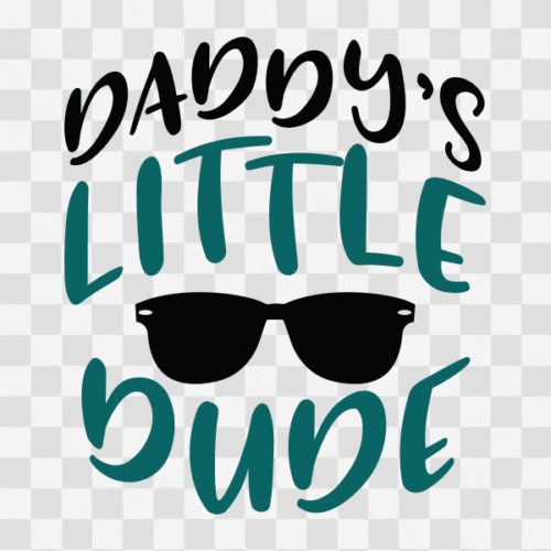 Free Daddy's Little Dude Clipart