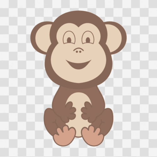 Free Cute Baby Monkey Clipart