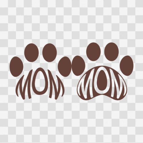Free Mom Paw Print Designs Clipart