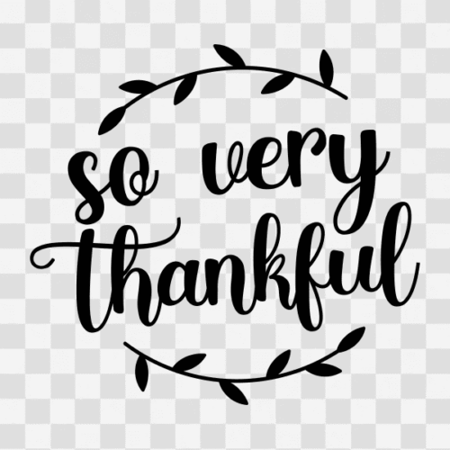 Free Thanksgiving - So Very Thankful Clipart