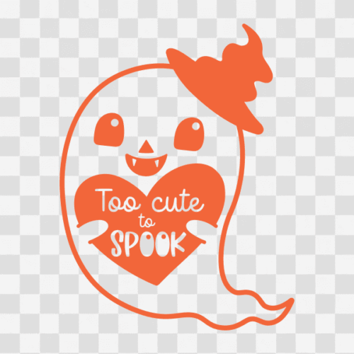 Free Too Cute to Spook Clipart