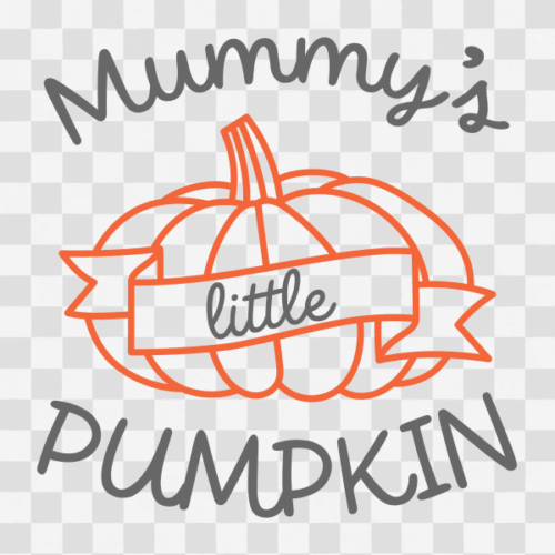 Free Mummy's Little Pumpkin Clipart