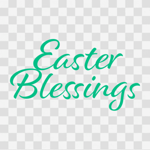 Free Easter Blessings Design 2 Clipart
