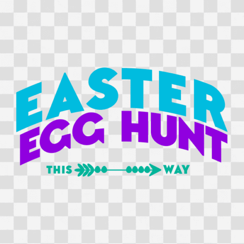 Free Easter Easter Egg Hunt this way Clipart