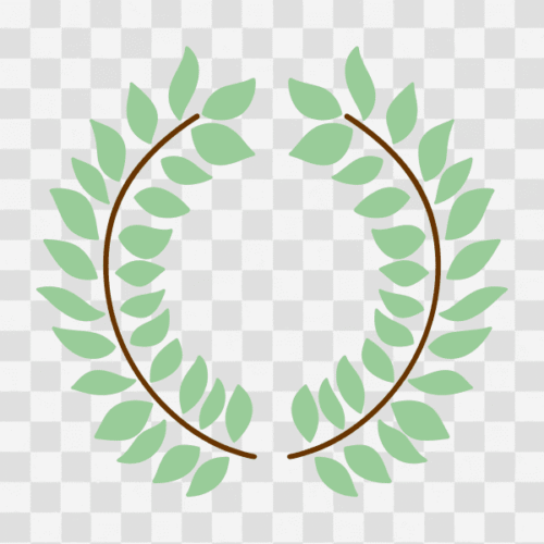 Free Laurel Wreath Frame Design Clipart