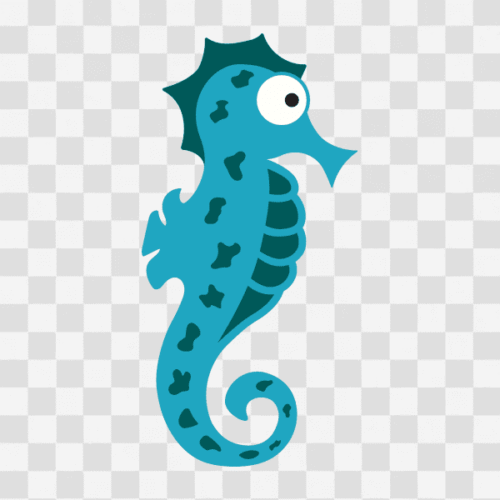 Free Seahorse Design Clipart