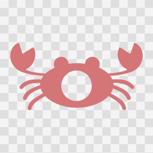 Free Crab Monogram Design 2 Clipart