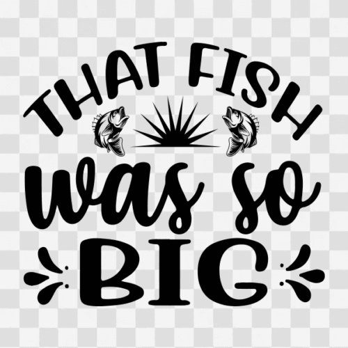 Free That Fish Was So Big Clipart