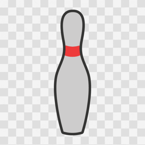 Free Bowling Pin Design Clipart