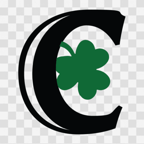 Free Shamrock Letter C Clipart