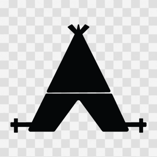 Free Tent and Pegs Clipart
