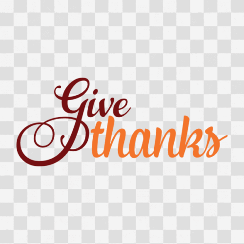 Give Thanks Quote Clipart