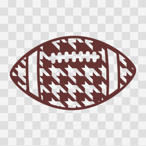 Free Patterned Football Design | Houndstooth Clipart