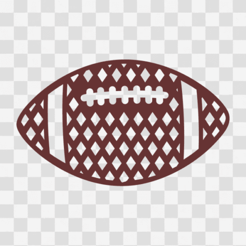 Free Patterned Football Design | Diamond Clipart
