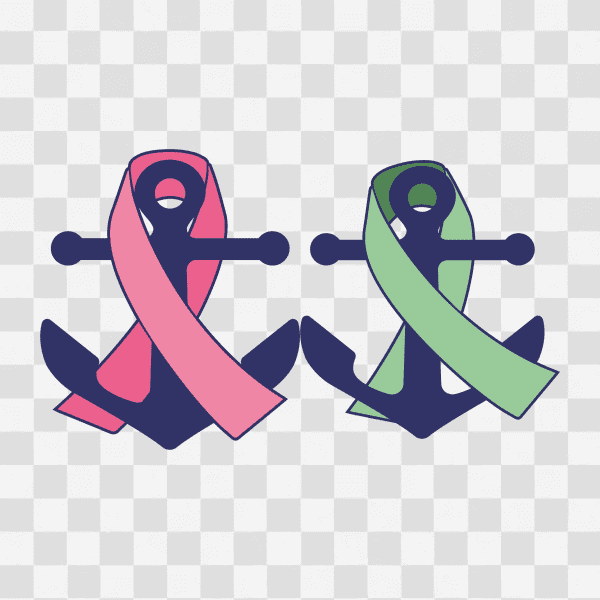 Free Awareness Ribbon Anchor Designs 1 Clipart