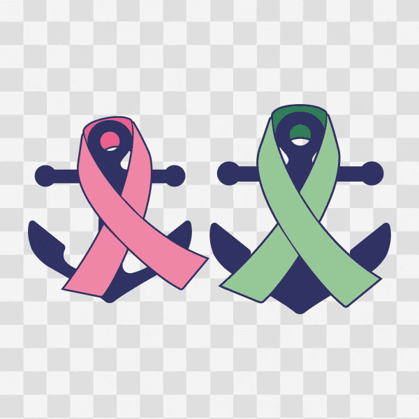 Free Awareness Ribbon Anchor Designs 2 Clipart