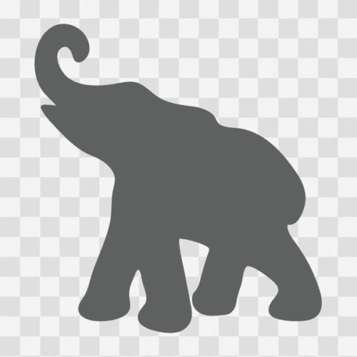 Free Elephant Silhouette Clipart