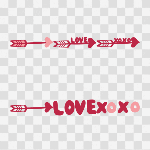 Free Love Arrow Designs Clipart