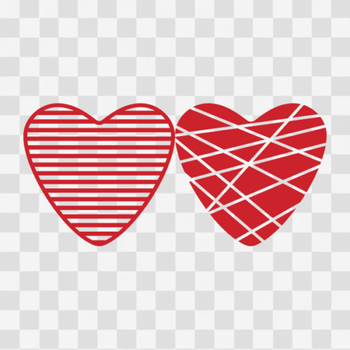 Free Love Heart Design Set 4 Clipart