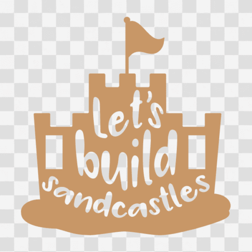 Free Lets Build Sandcastles Clipart