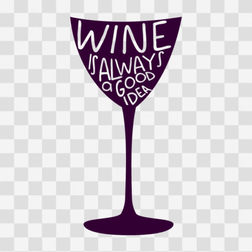 Free Wine is always a good idea Design 1 Clipart