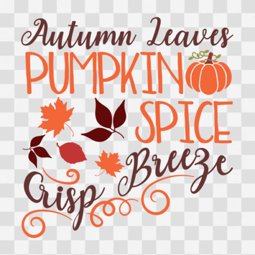 Free Autumn Leaves, Pumpkin Spice, Crisp Breeze Clipart