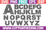 Alphabet SVG Cut Files